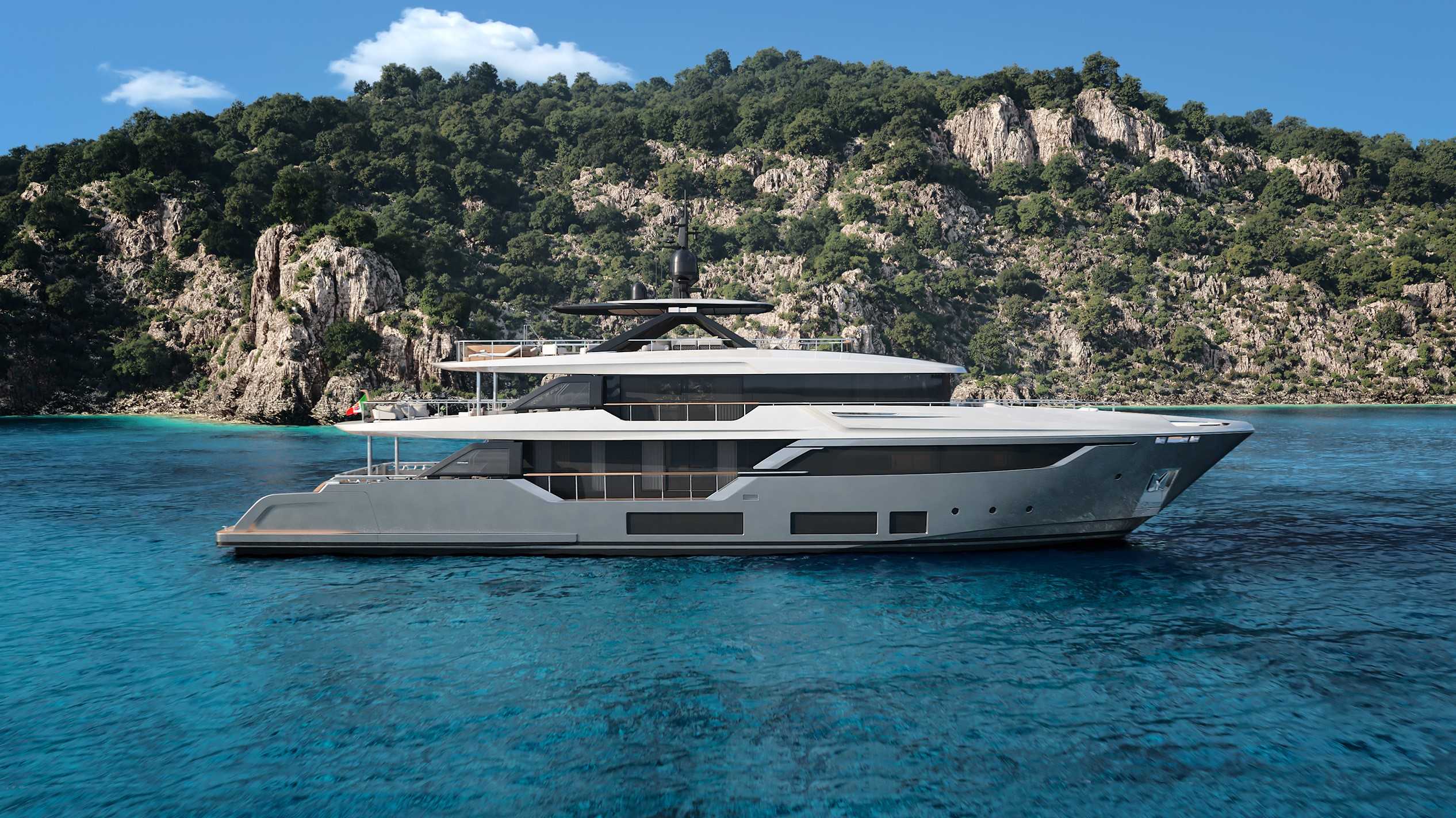 Новая Custom Line Navetta 38 будет впервые показана на выставке яхт в Венеции.