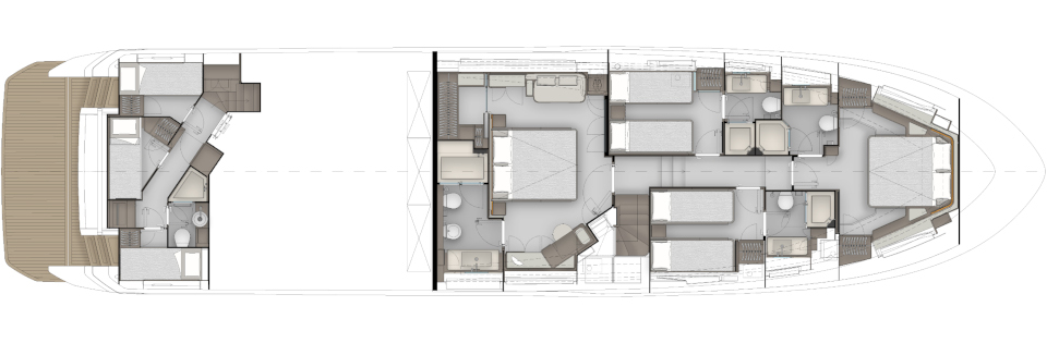 Яхта Ferretti Yachts 800 фото 3.3
