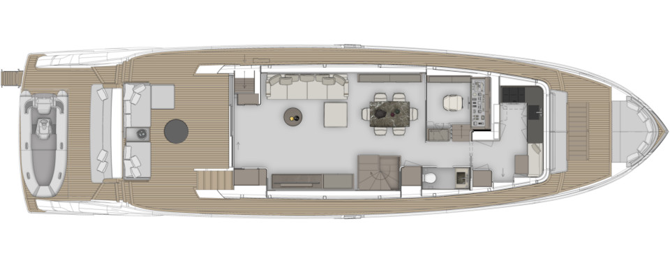Яхта Ferretti Yachts INFYNITO 80 New фото 3.3