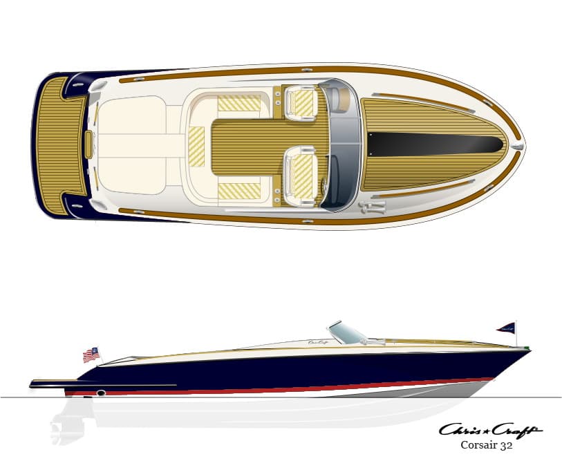 Катер Chris-Craft Corsair 32