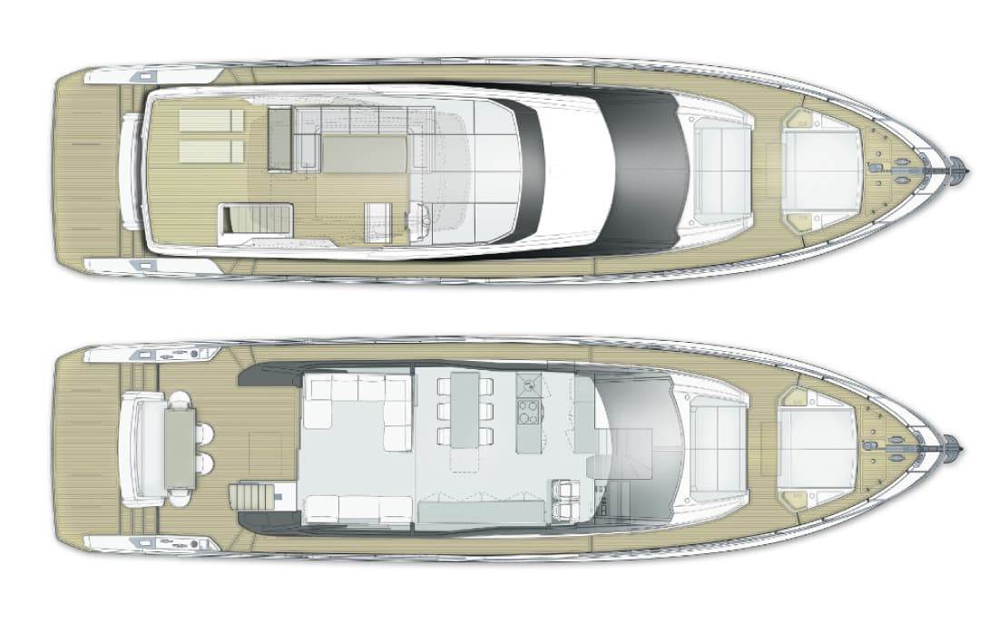 Яхта Ferretti Yachts 720 фото 3.3