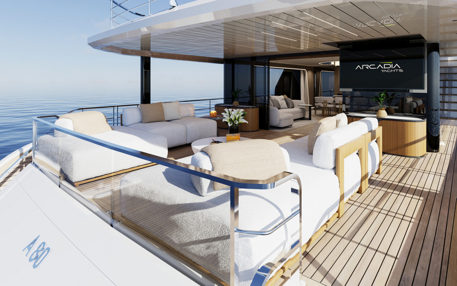 Яхта Arcadia Yachts A80 New фото 1.1