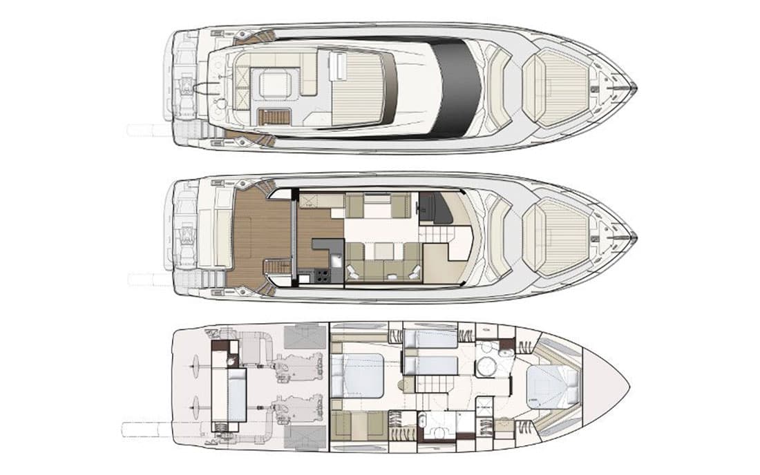 Яхта Ferretti Yachts 550 #54 фото 3.1