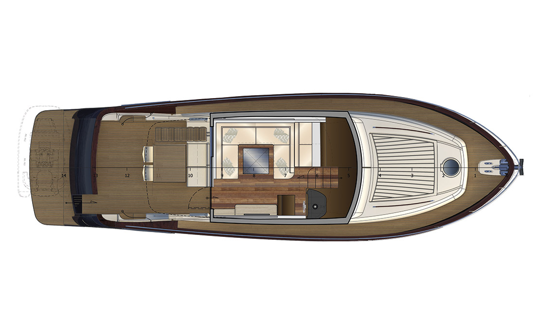 Яхта Austin Parker 48 SUNDECK фото 3.2