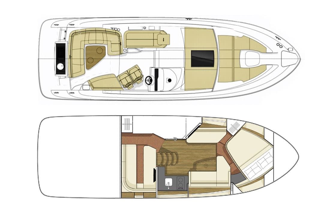 Катер Sea Ray Sundancer 350 Coupe фото 3.1