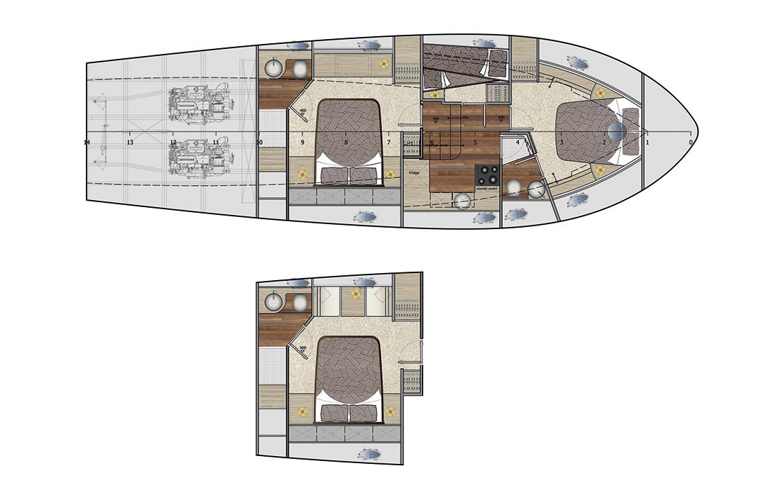 Яхта Austin Parker 48 SUNDECK фото 3.3