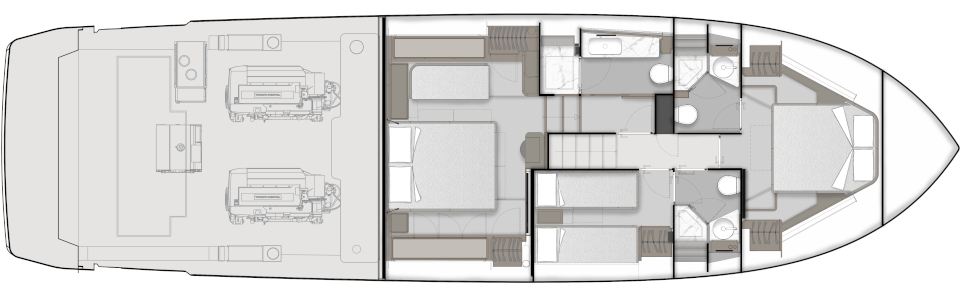 Яхта Ferretti Yachts 580 фото 3.3
