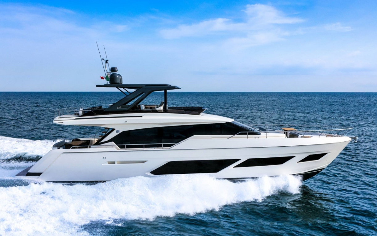 Ferretti Yachts 720 доступна к просмотру!