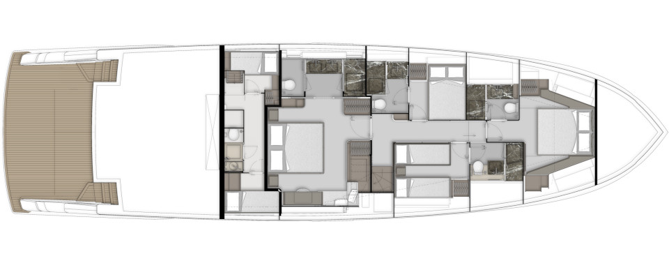 Яхта Ferretti Yachts INFYNITO 80 New фото 3.1