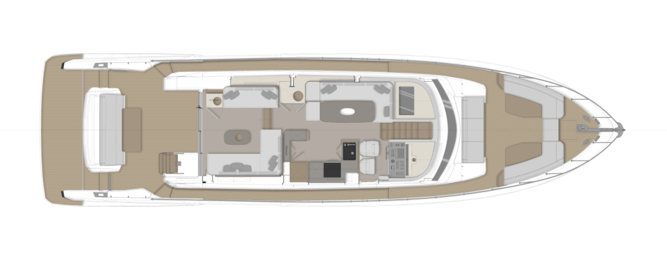 Яхта Ferretti Yachts 670 фото 3.3