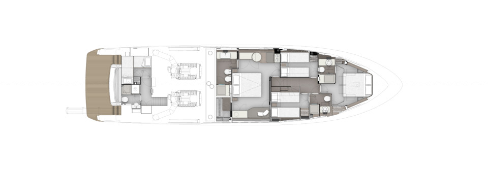Яхта Ferretti Yachts 720 New фото 3.4