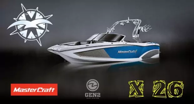MasterCraft X26 - Большой Буксировщик - Большая Волна!