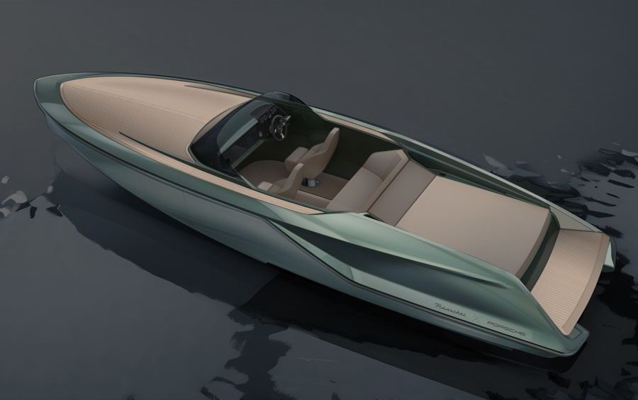 Frauscher X Porsche 850 Fantom: электрокатер с характером