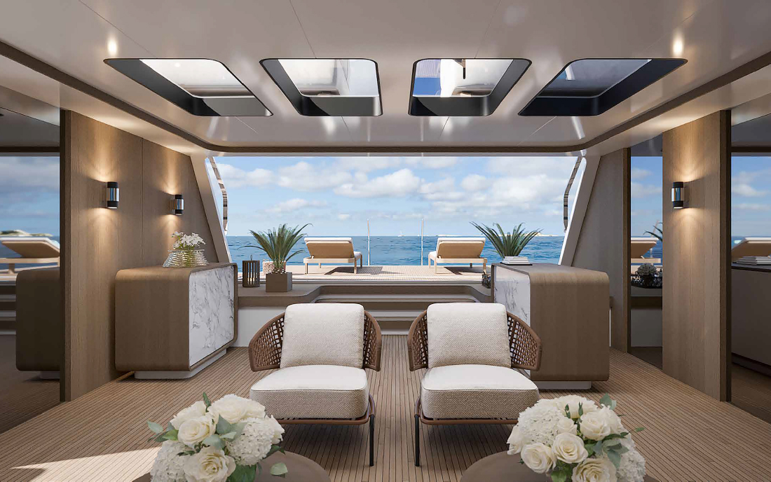 Яхта Mangusta Oceano 44 фото 2.3