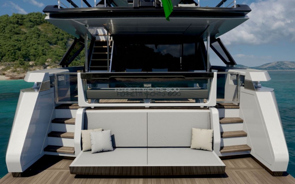 Яхта Ferretti Yachts 800