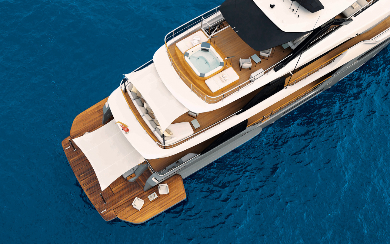 Яхта Custom Line Navetta 38 фото 1.9