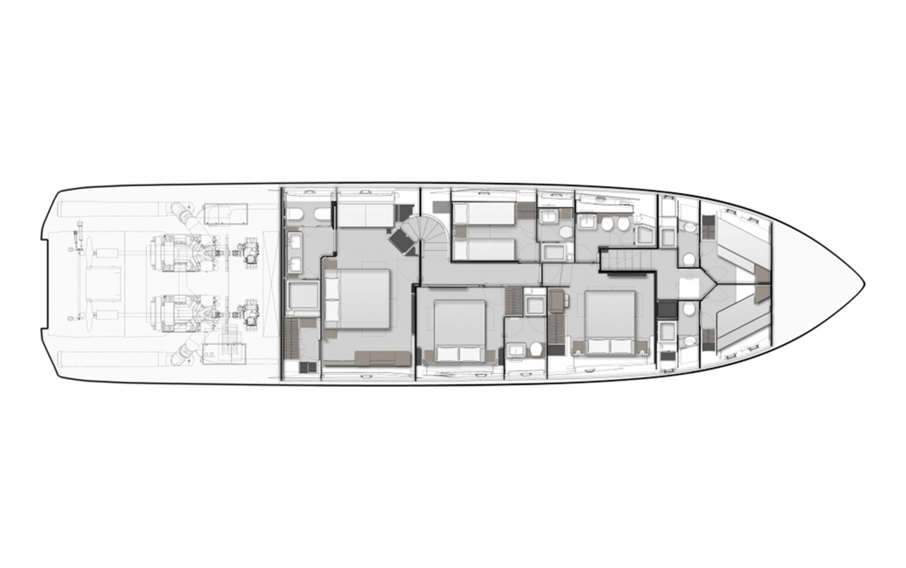 Яхта Ferretti Yachts 860 Project фото 3.4