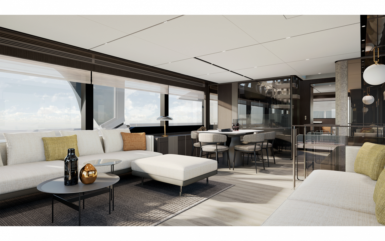 Яхта Ferretti Yachts INFYNITO 80 New фото 2.22