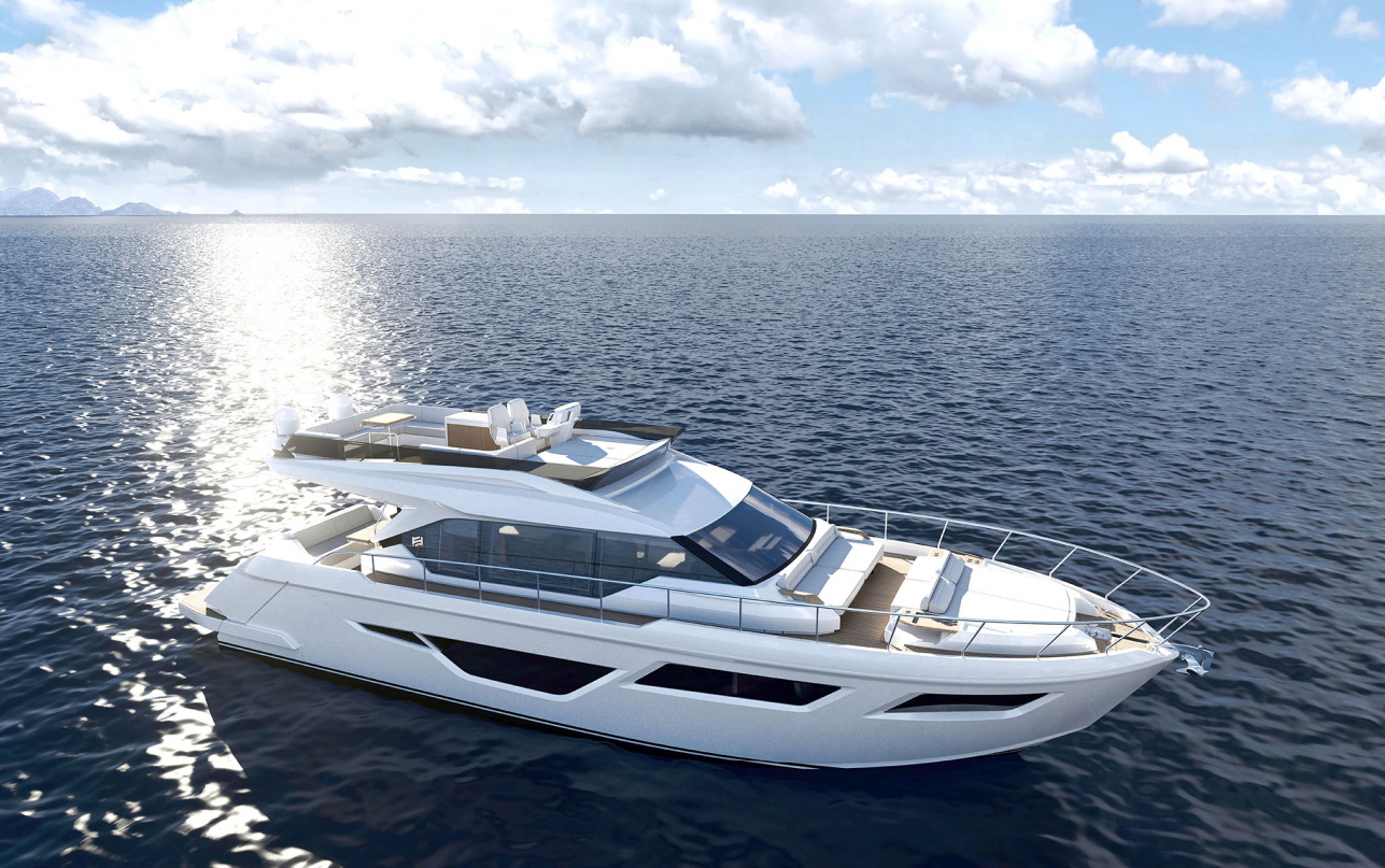 Яхта Ferretti Yachts 580 фото 1.5