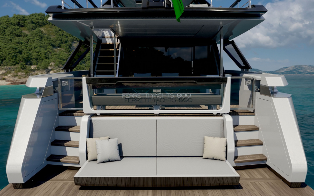 Яхта Ferretti Yachts 800 фото 1.5
