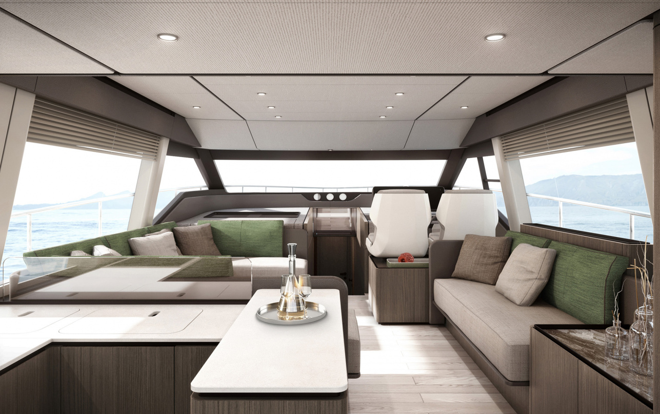 Яхта Ferretti Yachts 580 фото 2.1