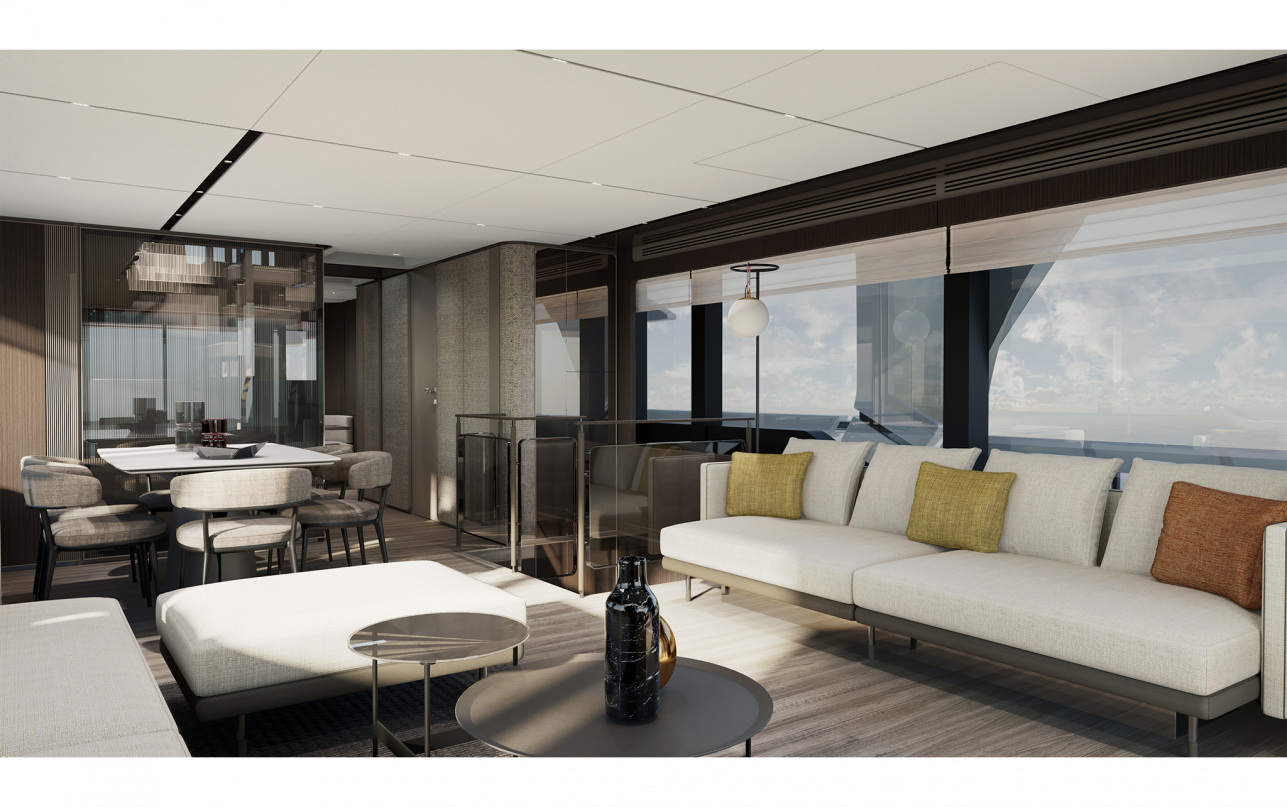 Яхта Ferretti Yachts INFYNITO 80 New фото 2.30