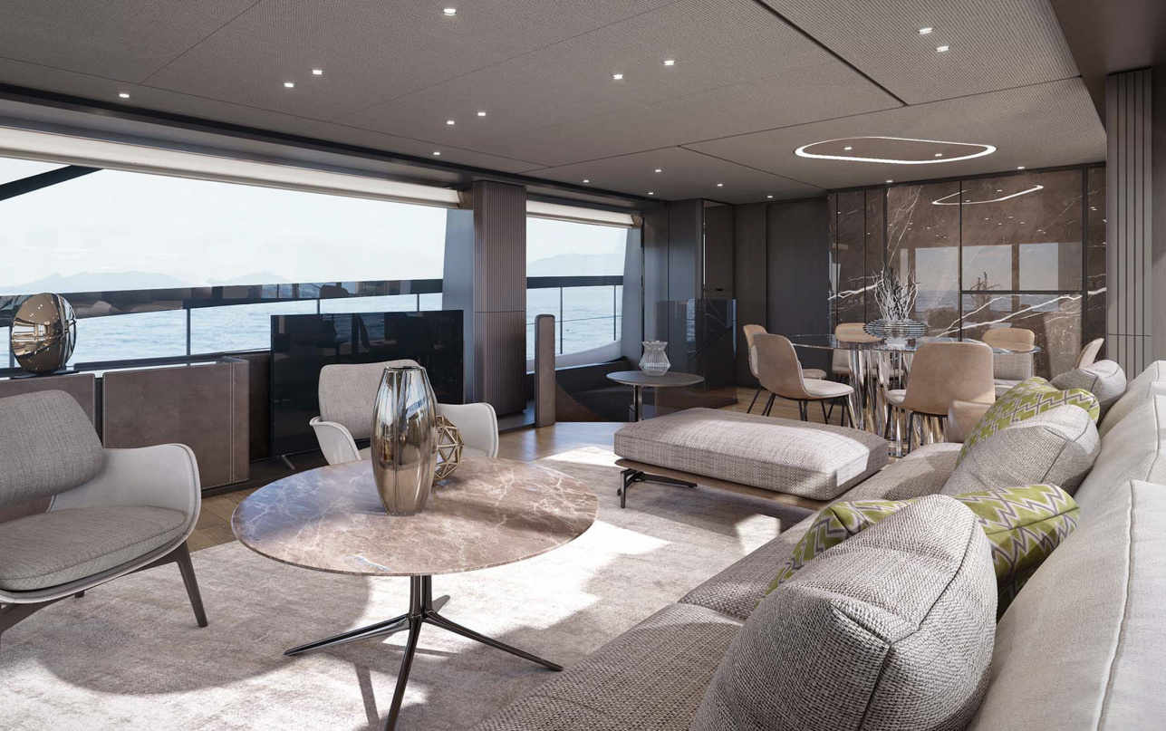 Яхта Ferretti Yachts 860 фото 2.11