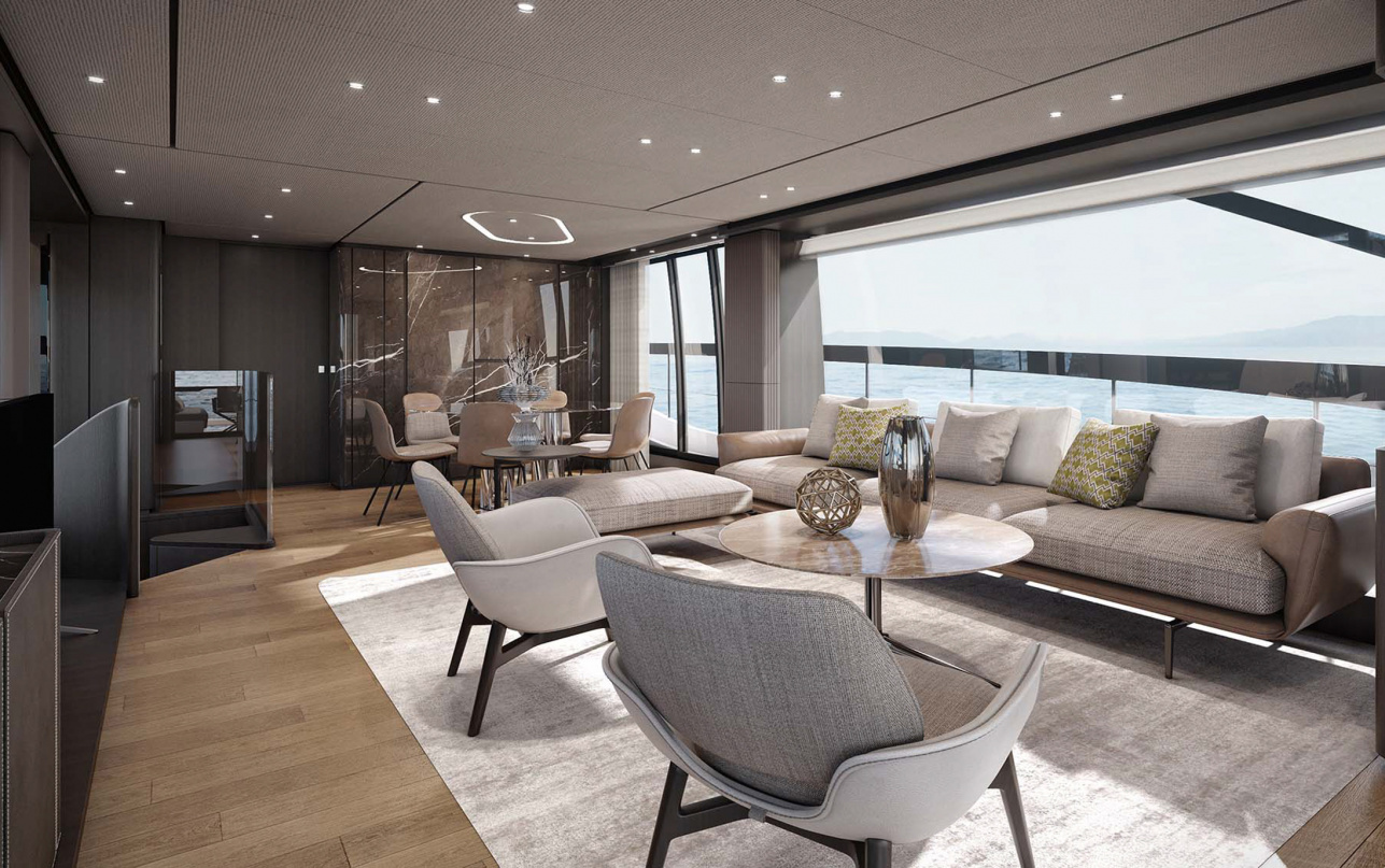 Яхта Ferretti Yachts 860 фото 2.12