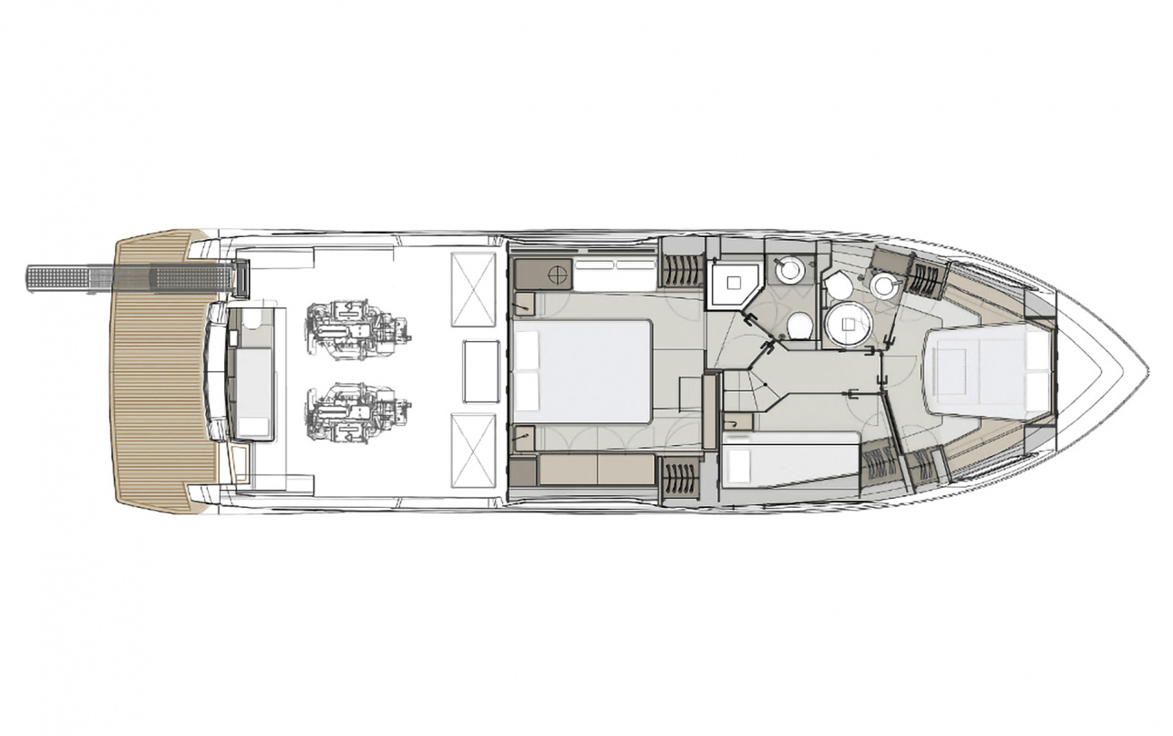 Яхта Ferretti Yachts 500 #40 фото 3.1