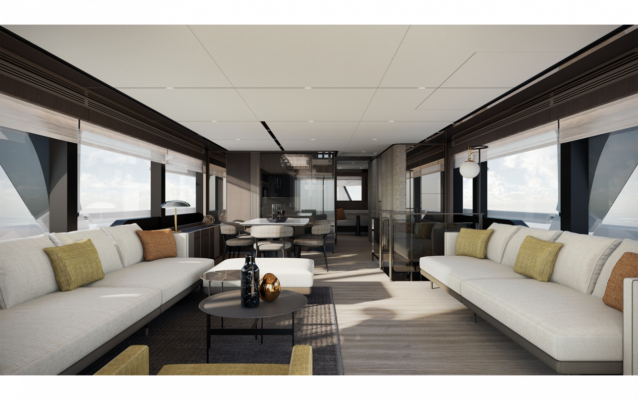 Яхта Ferretti Yachts INFYNITO 80 New фото 2.28