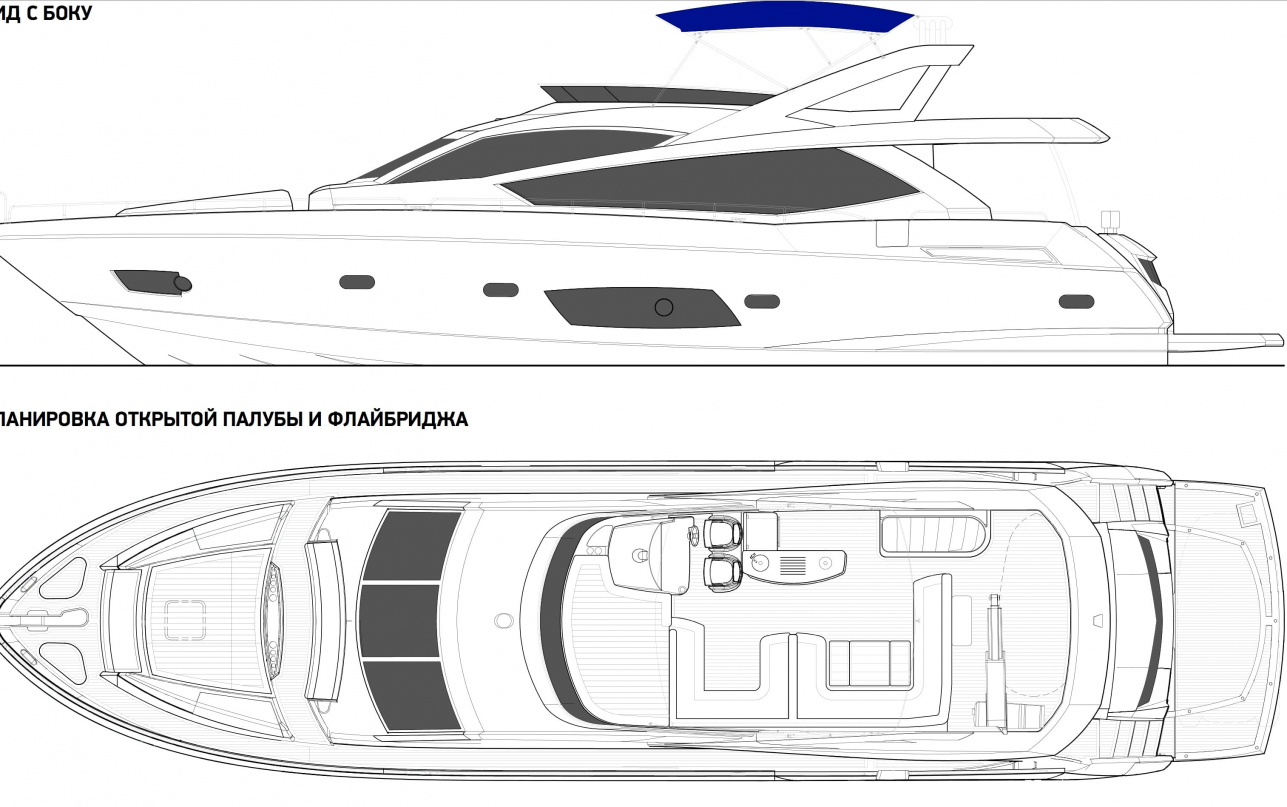 Яхта Sunseeker Manhattan 73 (14) фото 1.8