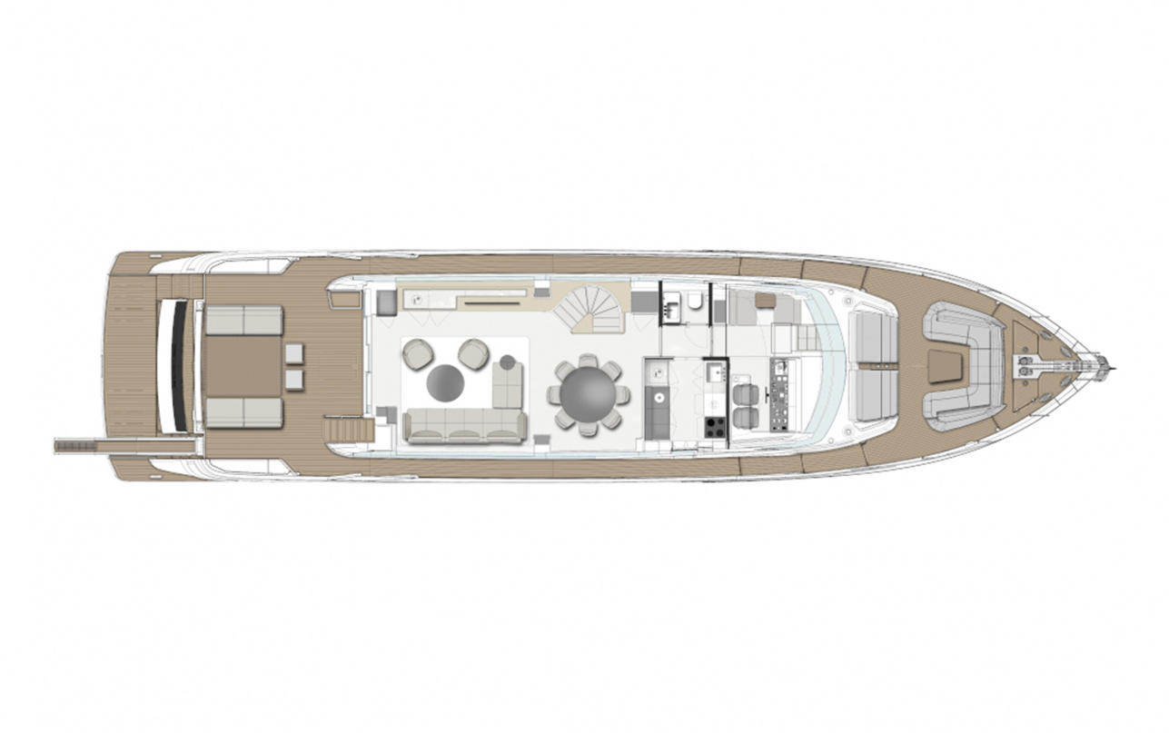 Яхта Ferretti Yachts 860 Project фото 3.3