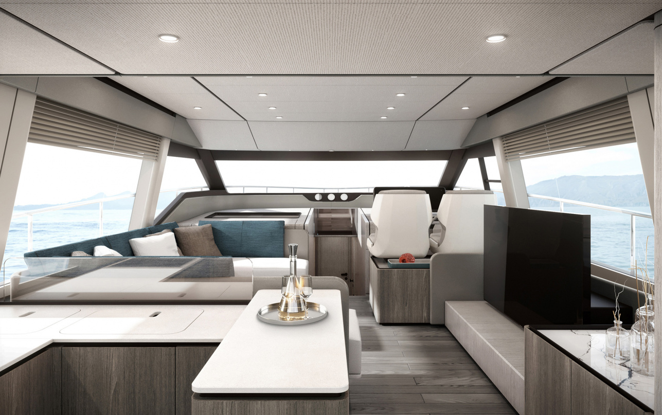 Яхта Ferretti Yachts 580 фото 2.7