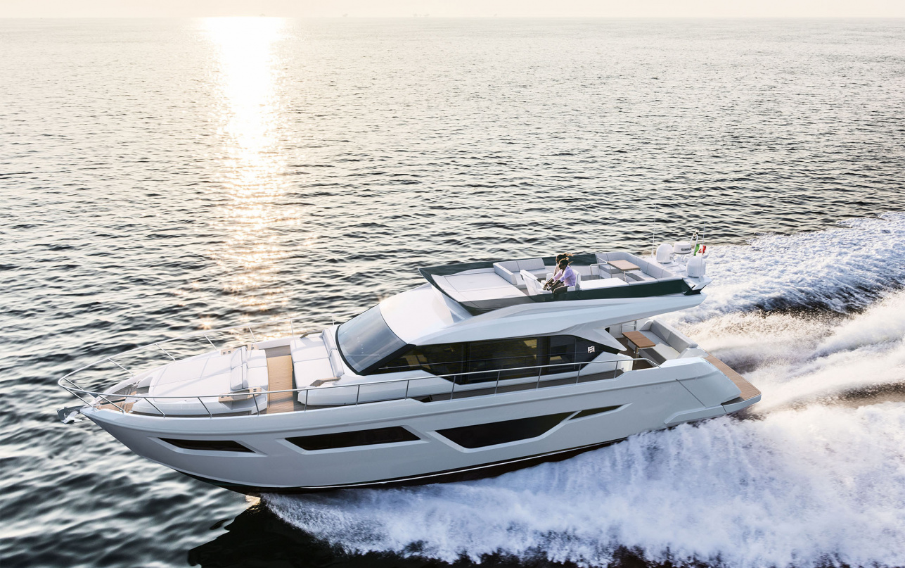 Яхта Ferretti Yachts 580 фото 1.1