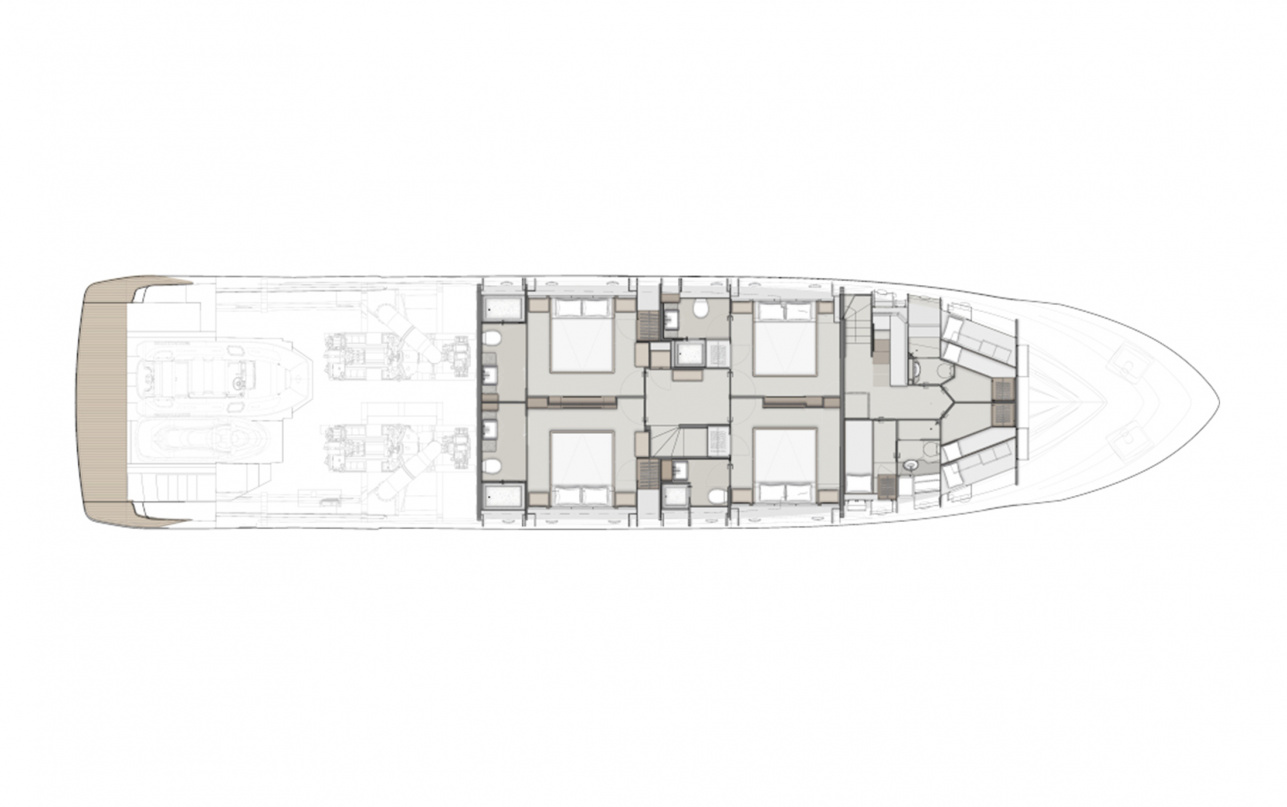 Яхта Ferretti Yachts 1000 фото 3.2