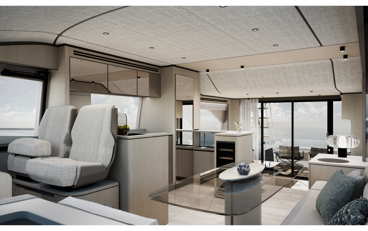 Яхта Ferretti Yachts 670 фото 2.13