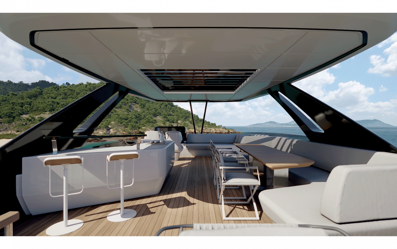 Яхта Ferretti Yachts 800 фото 1.3