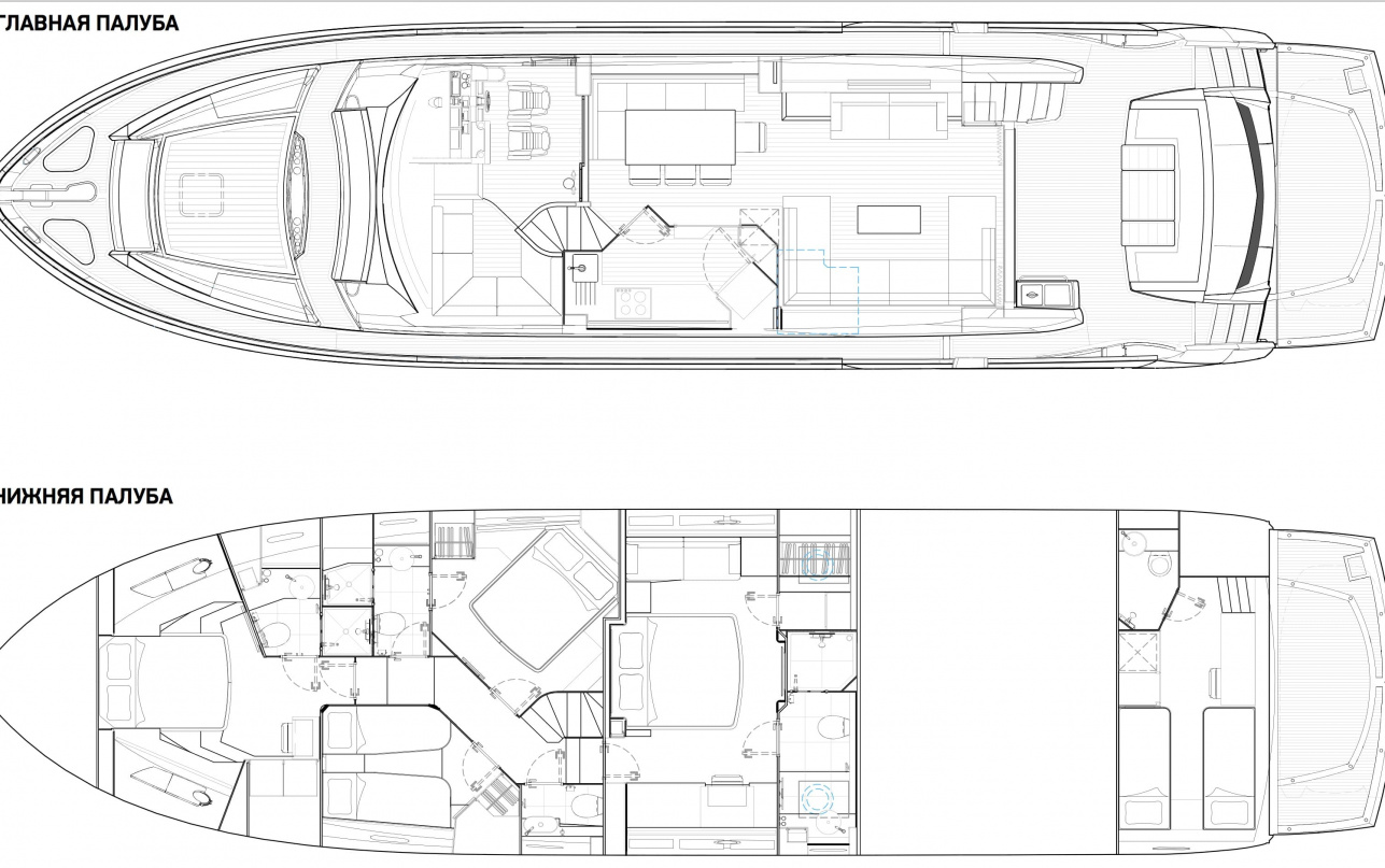Яхта Sunseeker Manhattan 73 (14) фото 1.7