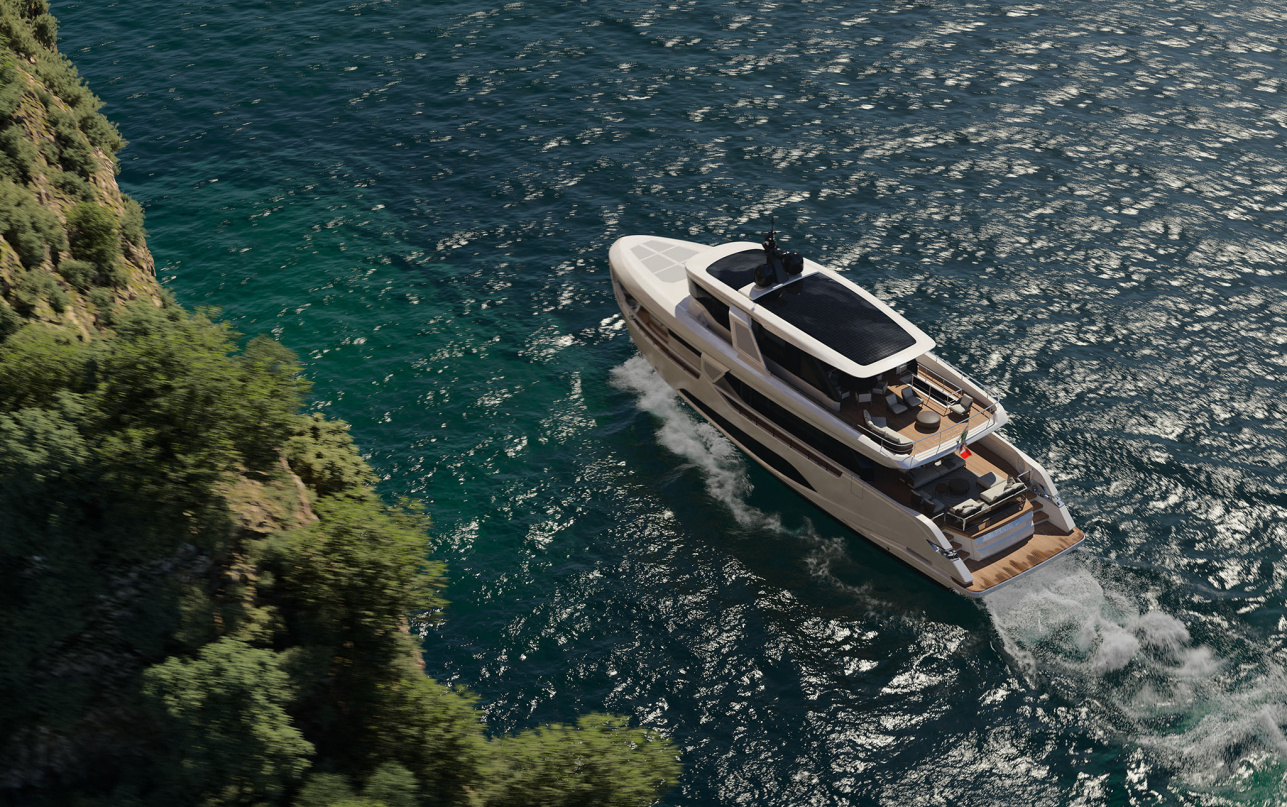 Яхта Ferretti Yachts INFYNITO 90 Project #8 фото 1.1