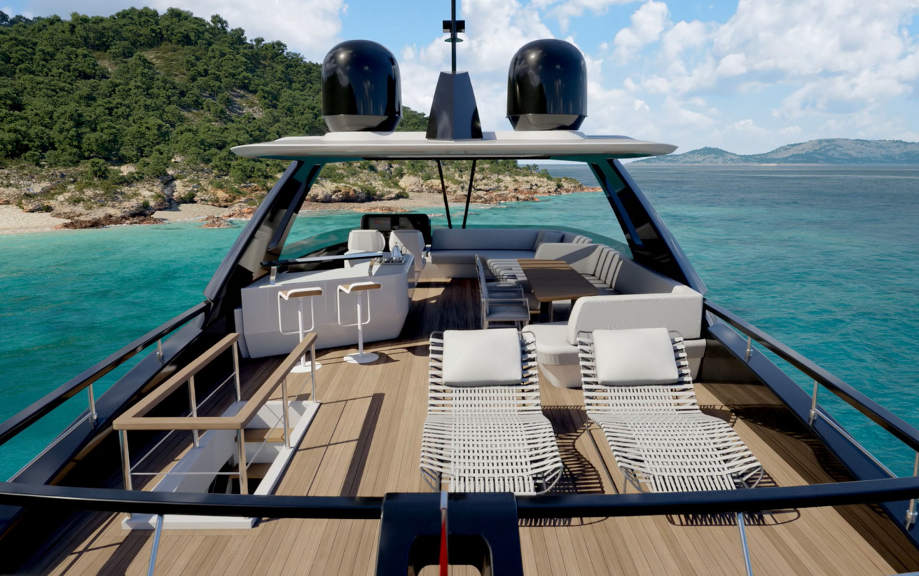 Яхта Ferretti Yachts 800 фото 1.2