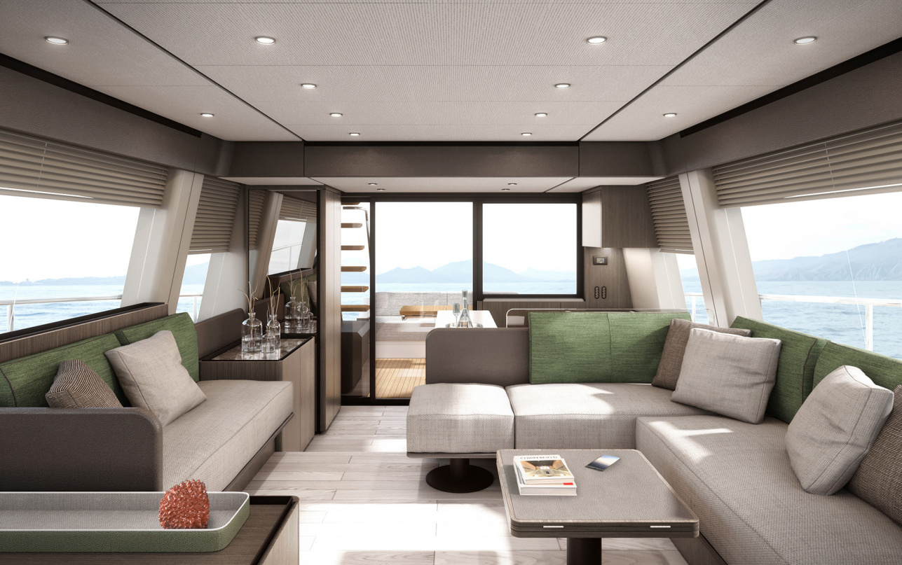 Яхта Ferretti Yachts 580 фото 2.2
